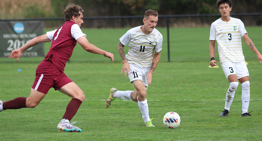 Caleb Gibbons scored Tiffin's lone goal in a 1-1 draw with Walsh.