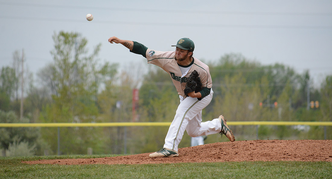 Tiffin University closer, Kevin Borst, logged an inning of work in Tiffin's 4-0 win over Findlay