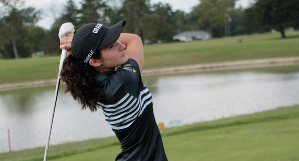 Melissa Gabriele and the Dragons were third after the first day of the G-MAC Fall Invite.