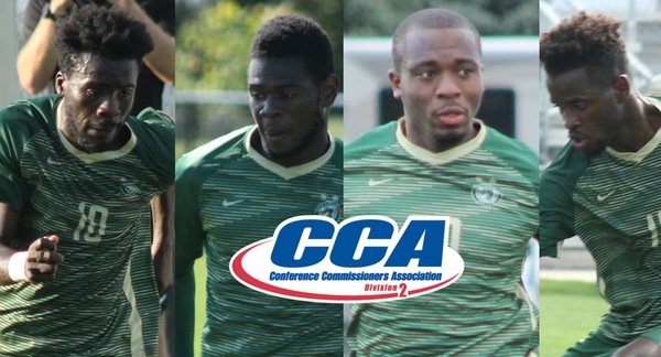 Four Tiffin University men's soccer players were honored with All Midwest Region selection.
