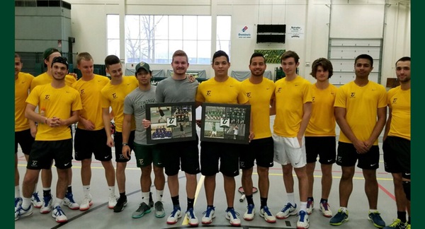 Tiffin University posted a 6-3 win over Lake Superior State on Senior Day.