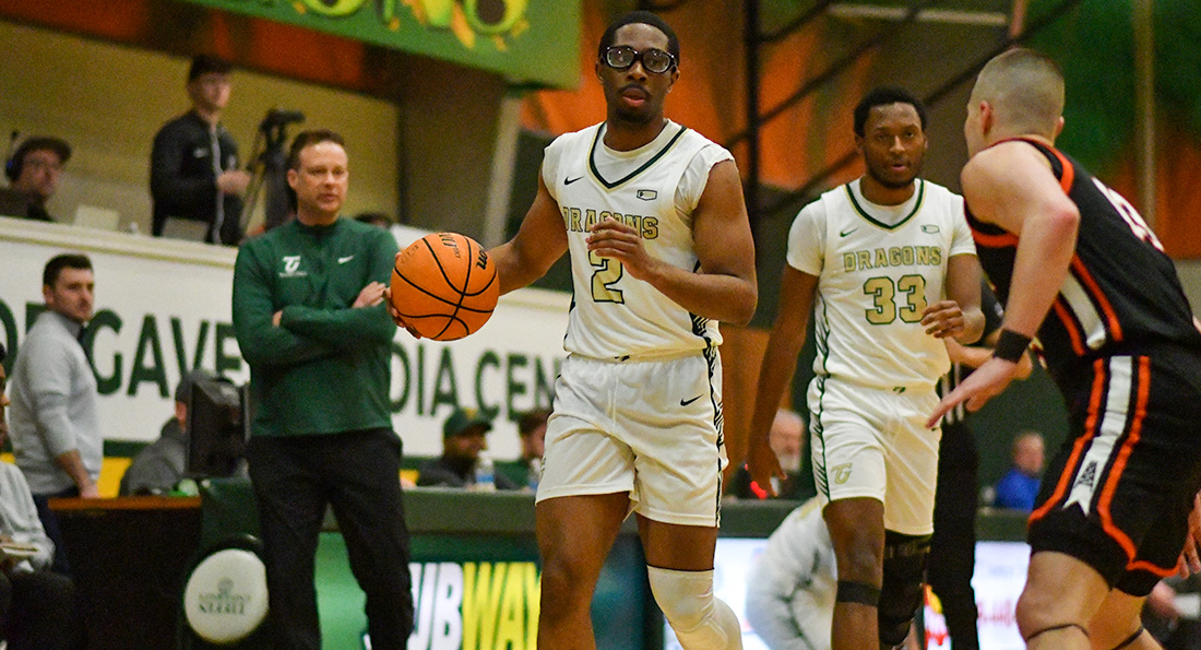 Morgan Taylor scored 17 points to give Tiffin the win to clinch a quarterfinal host in the G-MAC Championship Tournament.