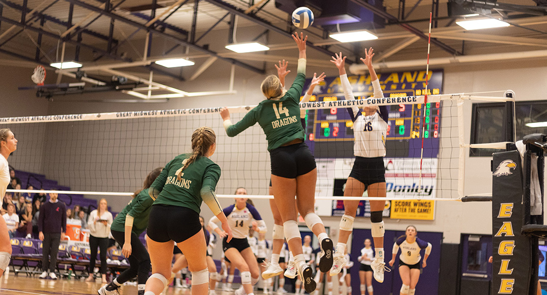 The Dragons fell to Trevecca Nazarene in the semifinals of the GMAC Championship tournament. (Photo by Jacob Hoffman)