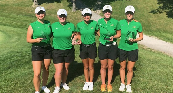 The Lady Dragons came in first at the JP Spiess Memorial.