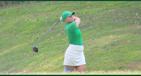 Amanda Johansson placed sixth overall and led the Dragons with 75.