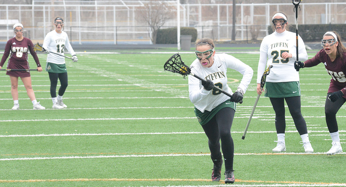 Tori Nelson had 4 goals and an assist in the win over the Storm.