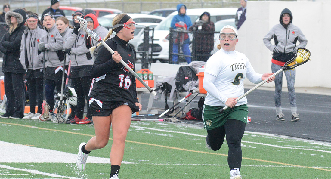 Amanda Flotteron scored 3 goals in Tiffin's loss to the Lakers.