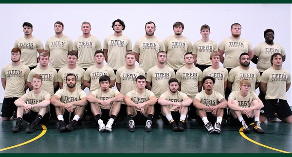Tiffin University's men's wrestling team remained at 11th in the nation.
