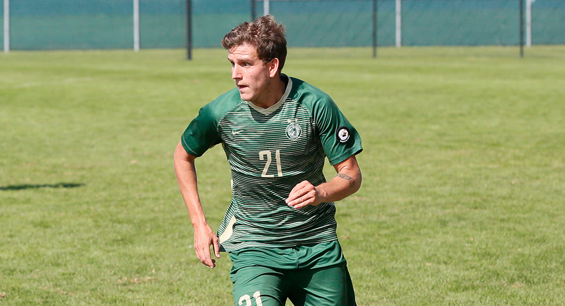Tommaso Favro scored the first goal in Tiffin's 4-0 win over Malone.