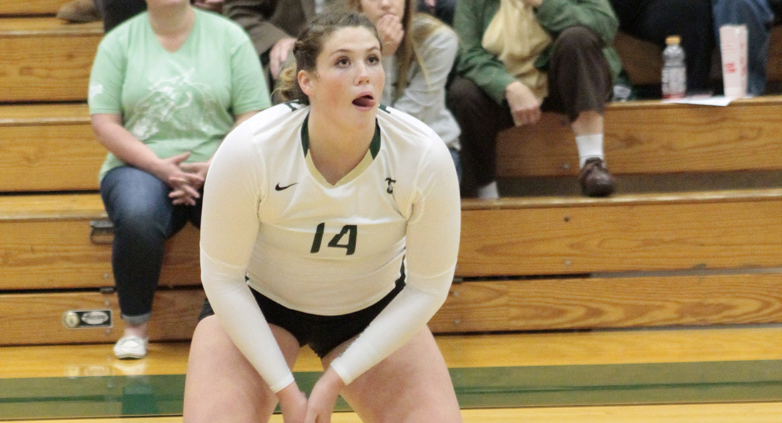 Amanda Curry tied a season high in kills with 19 as Tiffin moved a step closer to qualifying for the GLIAC Postseason Tournament.