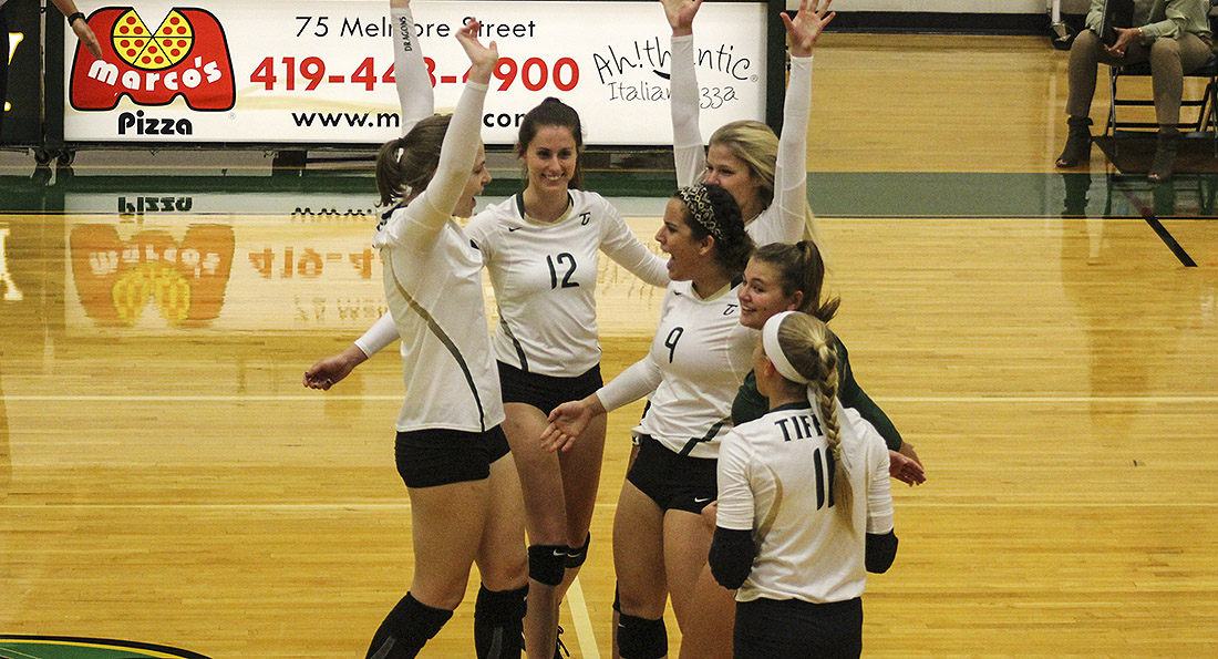 Tiffin Earns Sweep of Cedarville On the Road