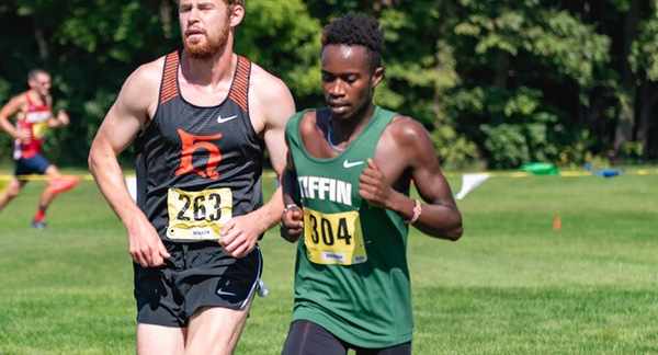 Tiffin University's men's cross country team finished 4th at the Tiffleberg Open.