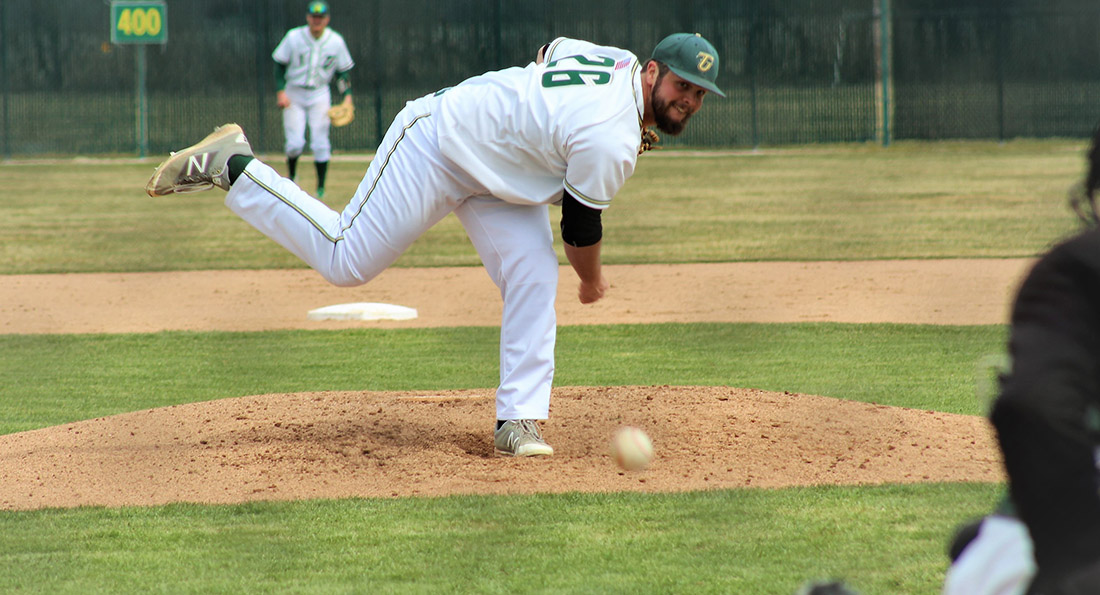 Luke Fraley tossed a two hit, complete game shutout in game one of Tiffin's doubleheader on Saturday, earning his second win of the year.