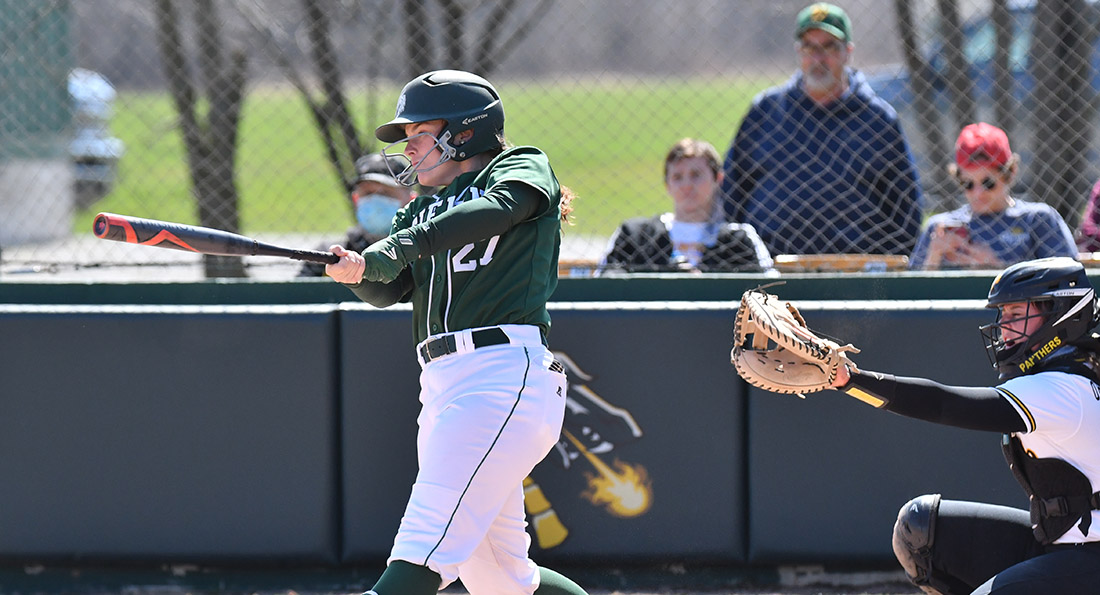 Kaylee Savage and the Dragons earned a split with Ohio Dominican.
