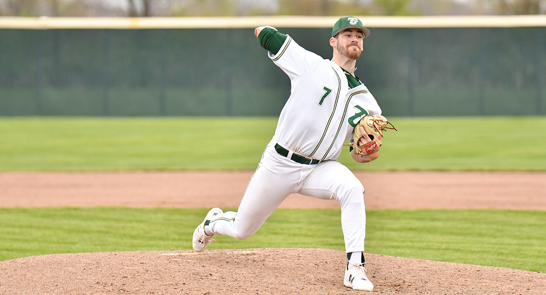 Boswell had seven strikeouts in the game against Wayne State.