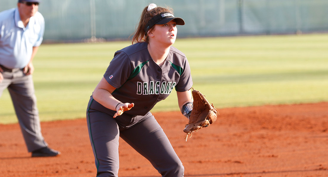 Madie Legg and the Dragons gave up 17th ranked St. Leo all they could handle but came up short in two games.