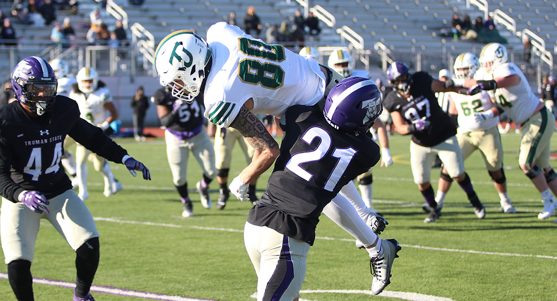 Jack Stultz had two touchdown receptions for the Dragons.