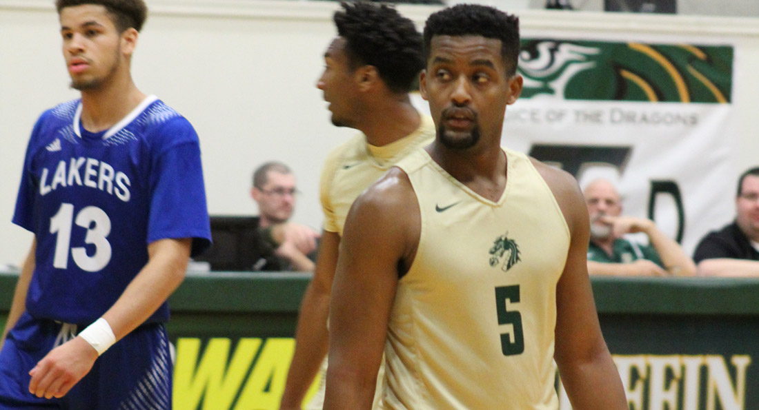 Alex Brown netted a game high 21 points in Tiffin's 80-71 loss to Grand Valley State.