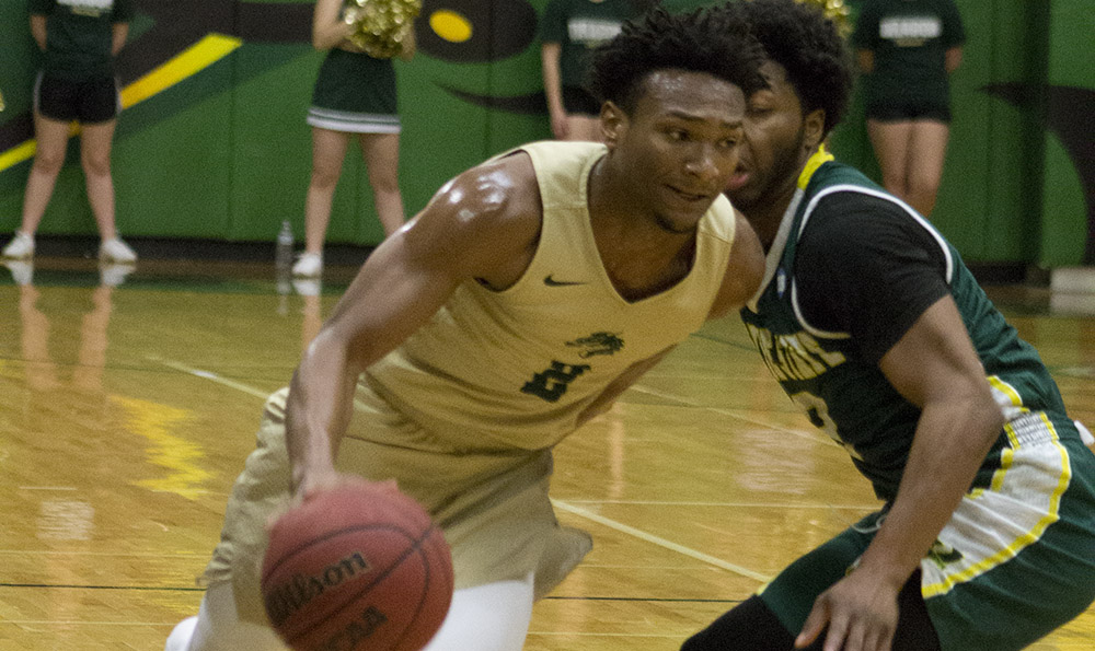 Terrell Mabins played well in Tiffin's 71-68 overtime loss, finishing with 13 points and three assists.