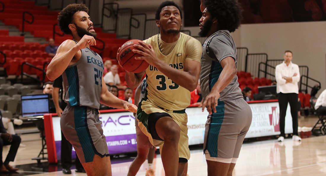 Jordan scored 13 points and five rebounds in the win against Eckerd.