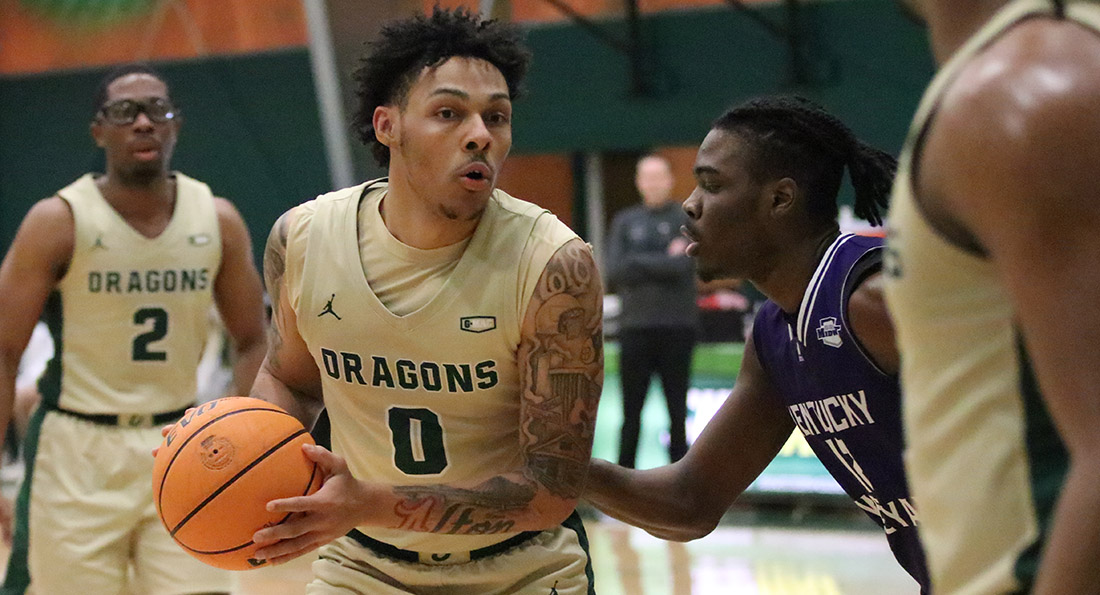 Joshua Rivers led the Dragons with 18 points against the Panthers.