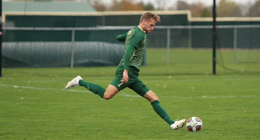 Leo Hasenstab scored both of Tiffin's goals in a 2-2 draw at Malone.