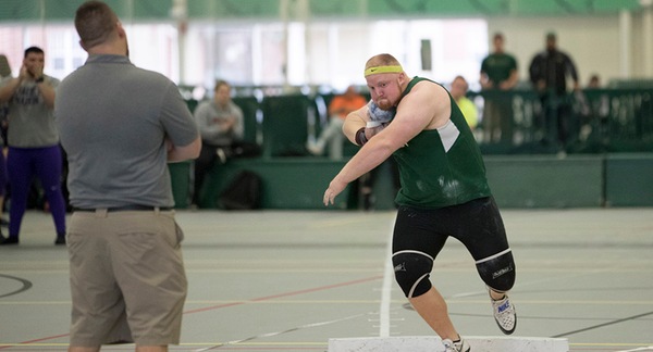 Zane Lawrence hit a provisional mark in the shot put.