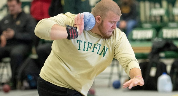 Kyle Stump was one of three Dragons shot putters to hit provisional marks.