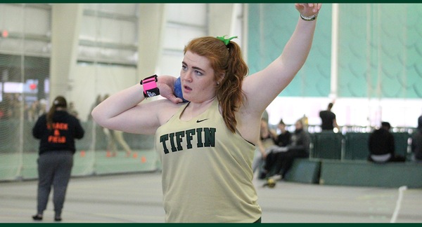 Nicole Berry had an automatic throw in shot put at the Kent State Open.