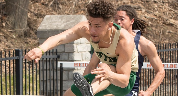 Errik Snell hit a provisional mark in the hurdles at the Mount Olive Last Chance meet.