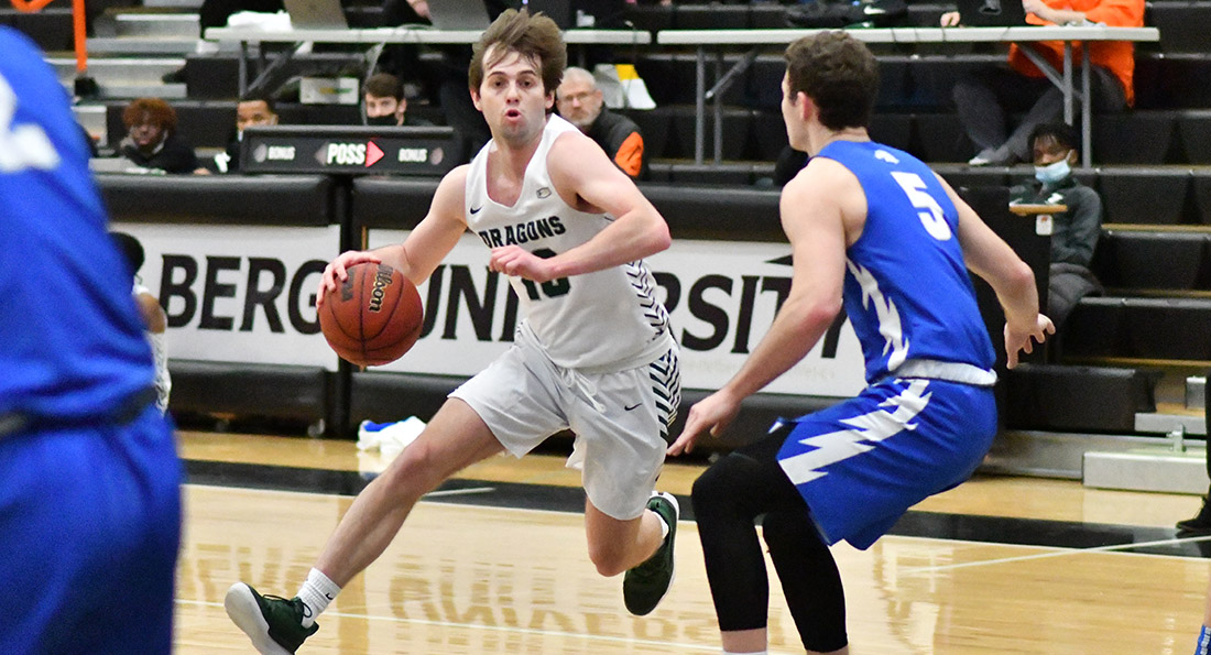 Luke Johnson and the Dragons fell to Hillsdale 96-69.