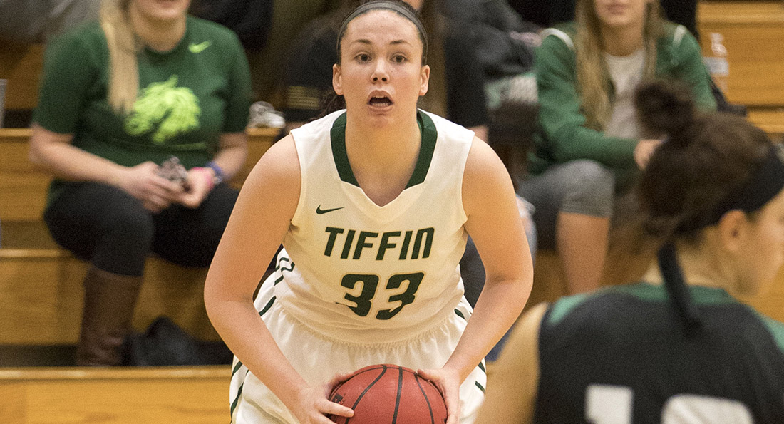 Madison Jackson poured in 14 points on 4 of 7 shooting from the arc in Tiffin's 54-46 victory.