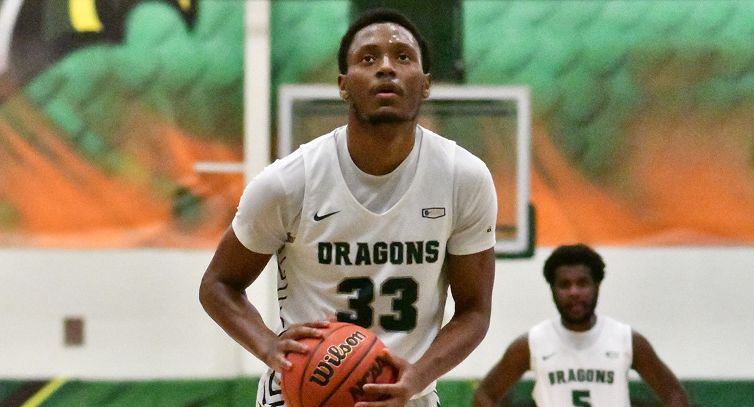 Wesley Jordan led the Dragons with 15 points and 9 rebounds.