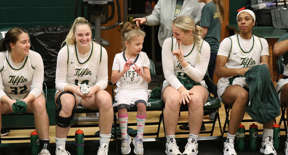Tiffin University women's basketball honored Jacoby Hope Arnold at the seventh annual Hoops for Hope game.