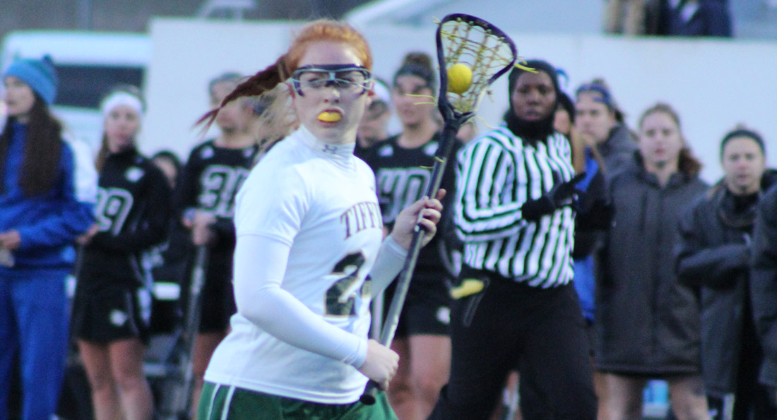 Elle MacMillan led the Dragons with 5 goals in the win over McKendree.