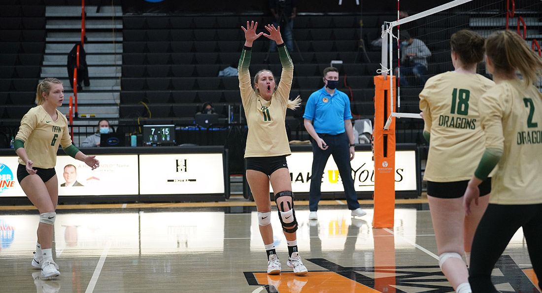 Tiffin University landed a spot in the GMAC Semifinals with a win over Findlay.