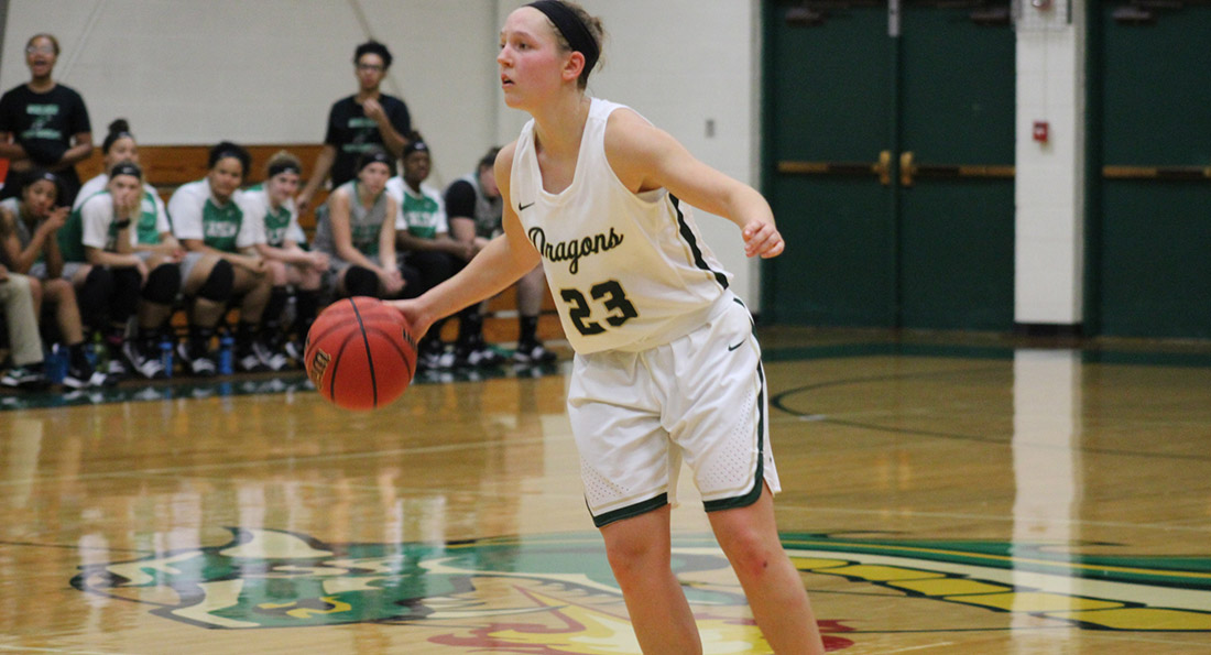 Allie Miller posted a double-double for Tiffin, scoring 19 points and snagging 10 rebounds.