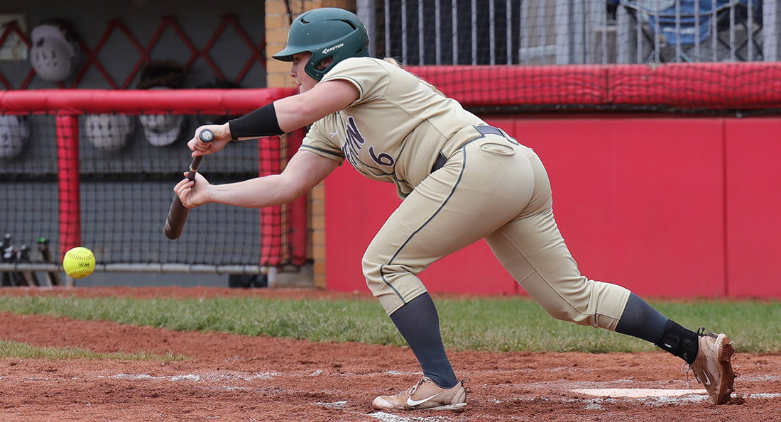 Chloe Swaisgood had a bunt single to drive in the winning run in a 5-4 thriller over Rockhurst.