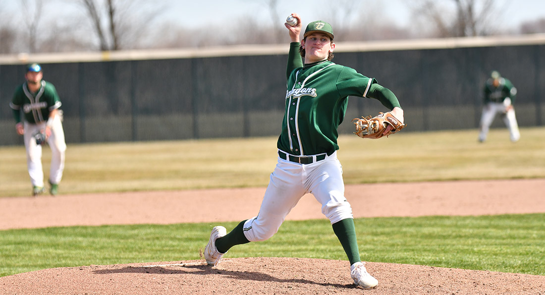 Tyler Wehrle pitches 7.0 innings to lead the Dragons over the Trojans in game two.