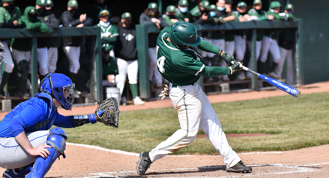 Baseball split its doubleheader against Walsh in conference action.